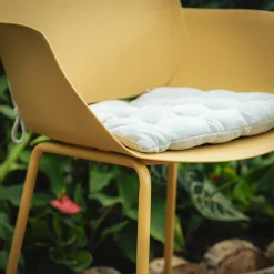 Krzesło ogrodowe FANEMALE żółte