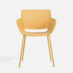 Krzesło ogrodowe FANEMALE żółte