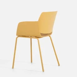 Krzesło ogrodowe FANEMALE żółte