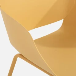 Krzesło ogrodowe FANEMALE żółte