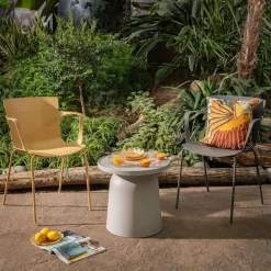 Krzesło ogrodowe FIROSI żółte