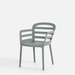Krzesło ogrodowe HEMISTO jasnoszare