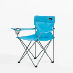 Krzesło składane jasnoniebieskie 51x81 cm