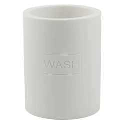 Kubek łazienkowy na szczoteczki biały 10 cm