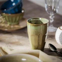 Kubek ceramiczny zielony BRILLAR 360 ml