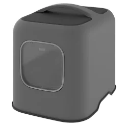 Kuweta dla kota wysoka szara 51 cm