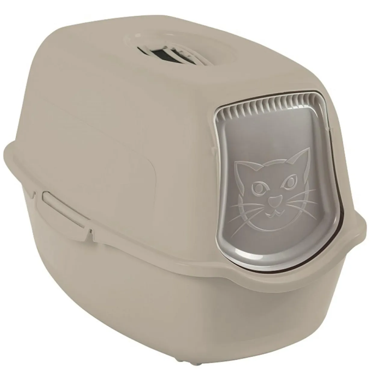 Kuweta dla kota zamykana beżowa ECO BAILEY 56 cm