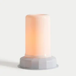 Lampa dekoracyjna LED biała CANDLE