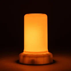 Lampa dekoracyjna LED biała CANDLE