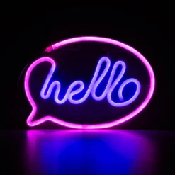 Lampa dekoracyjna LED NEON HELLO