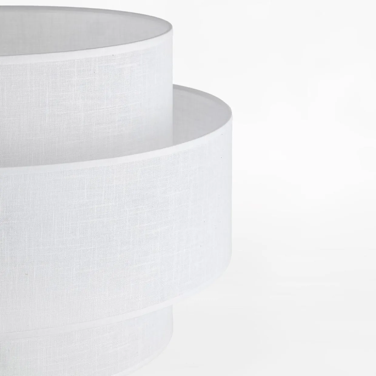 Lampa podłogowa abażur biały CALISTO