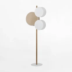 Lampa podłogowa boho abażur PULSE