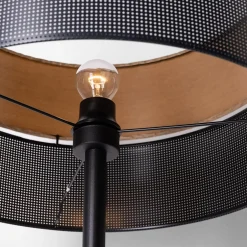 Lampa podłogowa boho z abażurem NICOL