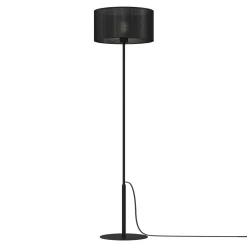 Lampa podłogowa czarna LOFT