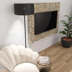 Lampa podłogowa czarna LOFT