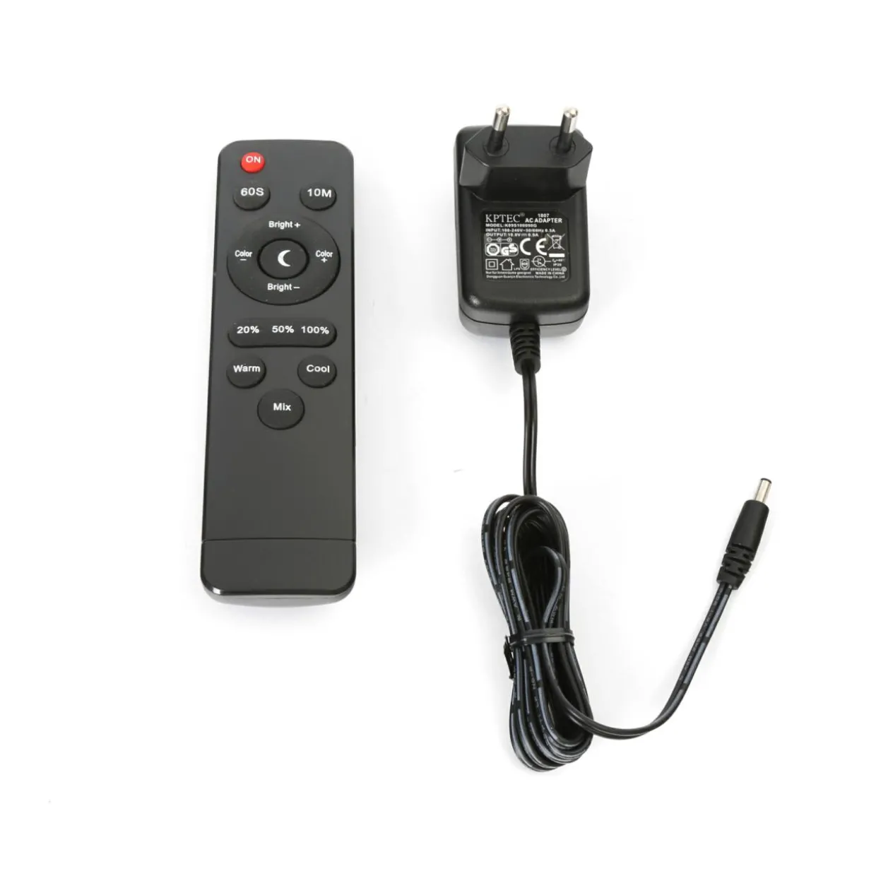 Lampa podłogowa LED czarna ze sterowaniem manualnym i na pilota