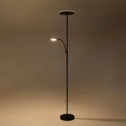 Lampa podłogowa LED czarna MANDI