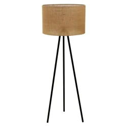 Lampa podłogowa na czarnym trójnogu JUTA