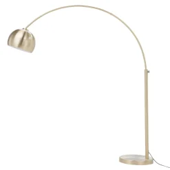 Lampa podłogowa łukowa do salonu złota SOHO
