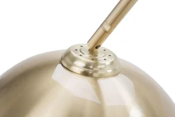 Lampa podłogowa łukowa do salonu złota SOHO