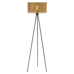 Lampa stojąca do salonu złota GALAXY