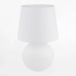 Lampa stołowa biała SANTANA