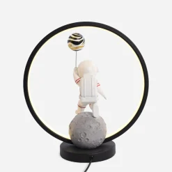 Lampa stołowa dekoracyjna LED ASTRONAUTA z balonem