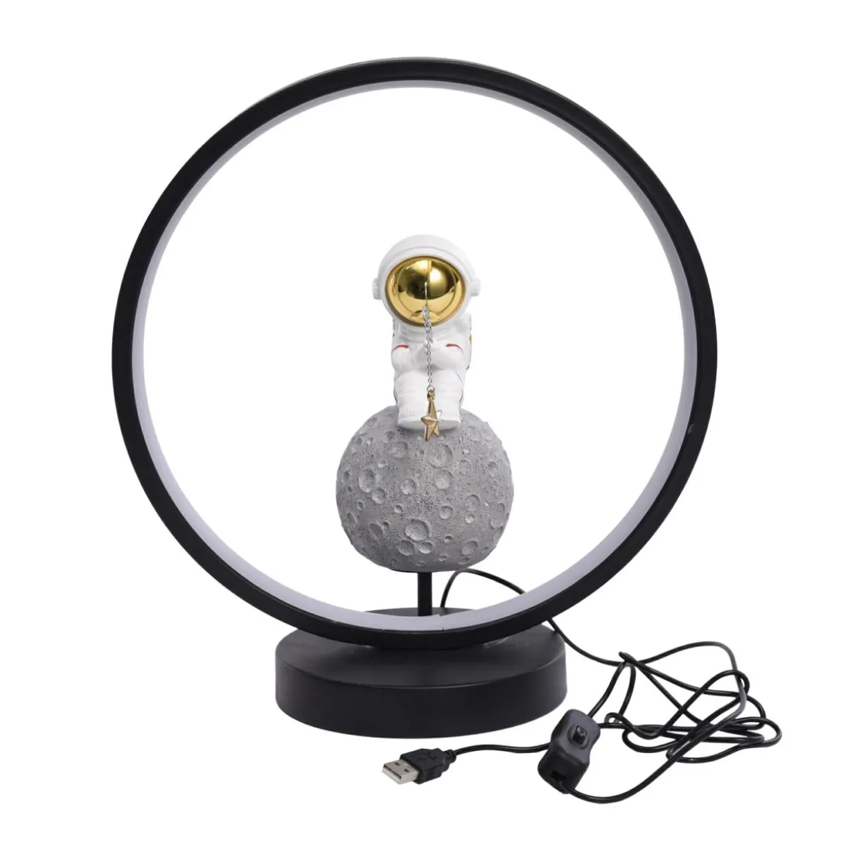 Lampa stołowa dekoracyjna LED ASTRONAUTA