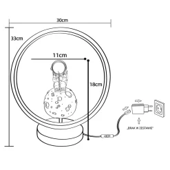 Lampa stołowa dekoracyjna LED ASTRONAUTA