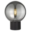 Lampa stołowa kula czarna ARCTURUS