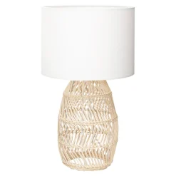 Lampa stołowa rattan KORFU