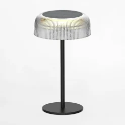 Lampa stołowa solarna czarna BLUET