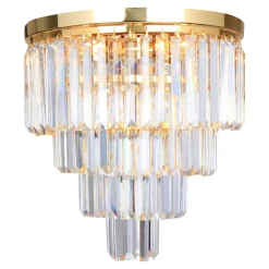 Lampa sufitowa AMEDEO FC17106/4+1 złota