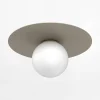 Lampa sufitowa beżowa FLAT