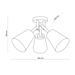 Lampa sufitowa biała VAIO 3