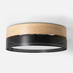 Lampa sufitowa boho z abażurem NICOL