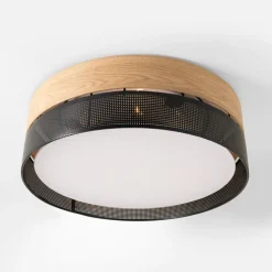 Lampa sufitowa boho z abażurem NICOL