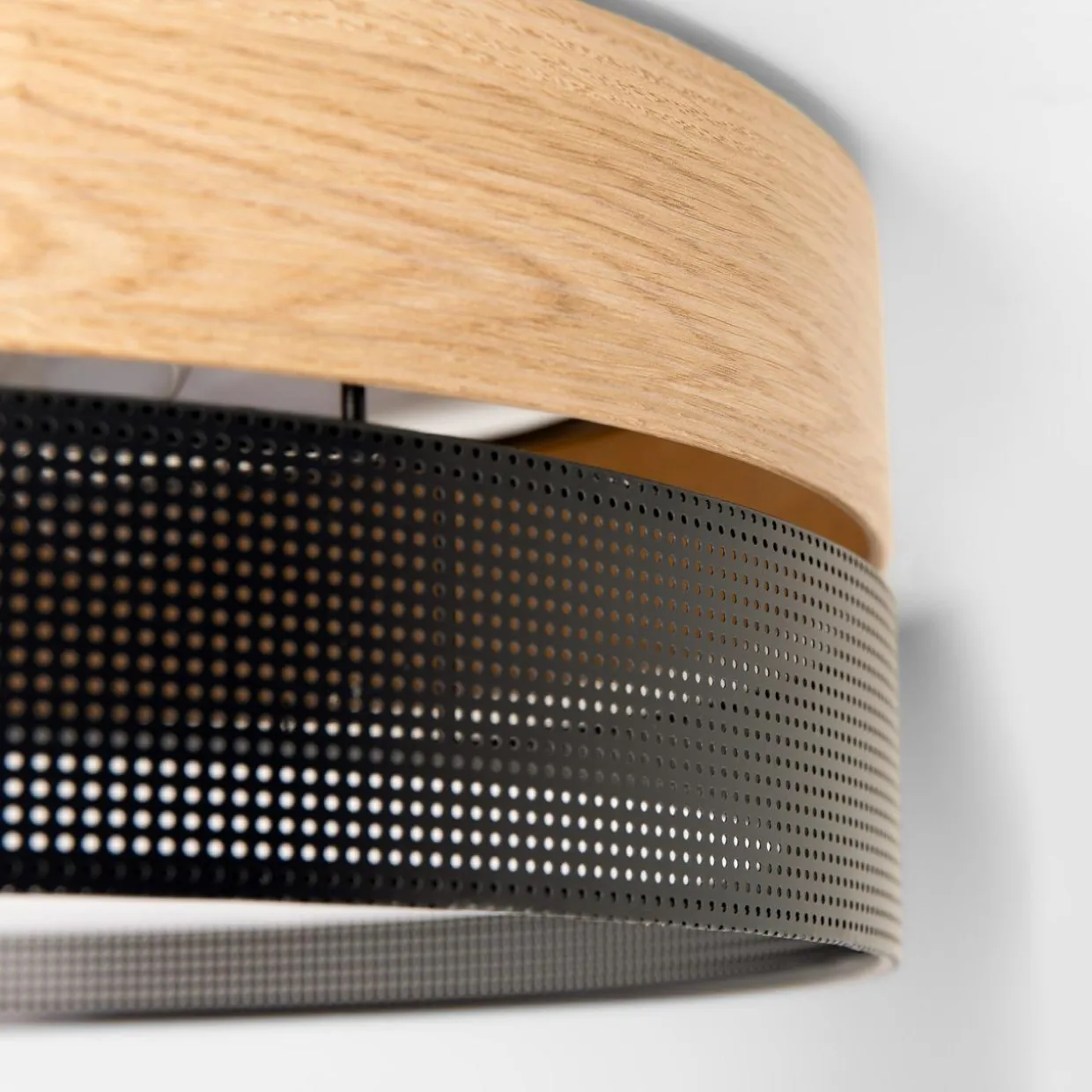 Lampa sufitowa boho z abażurem NICOL