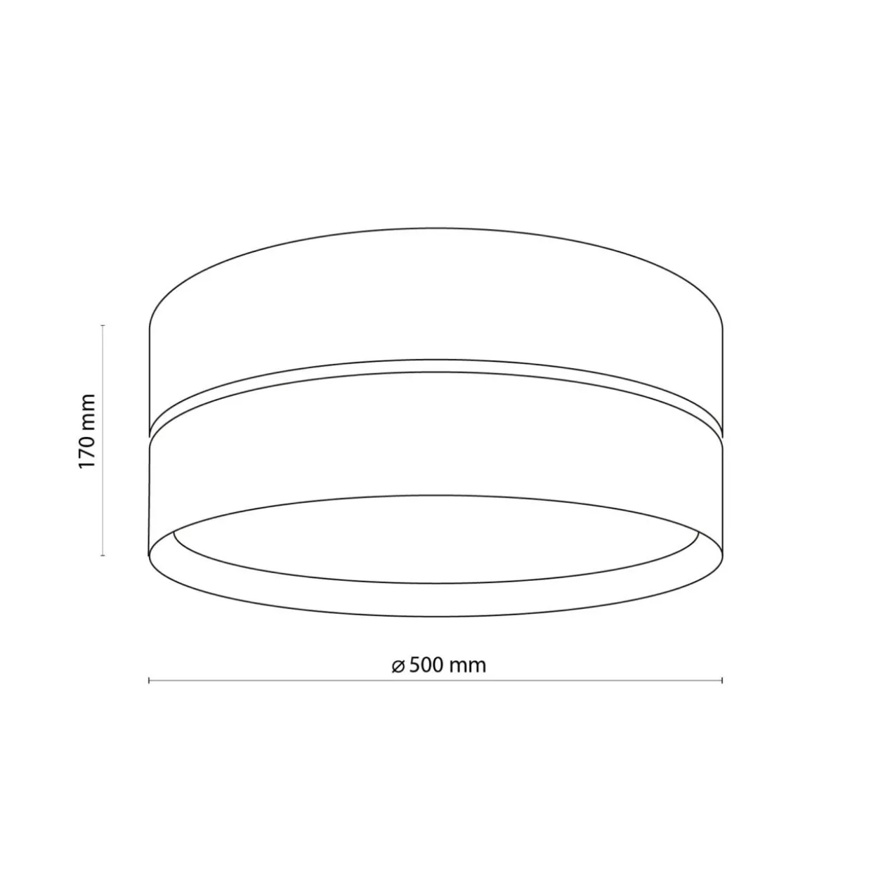 Lampa sufitowa boho z abażurem NICOL