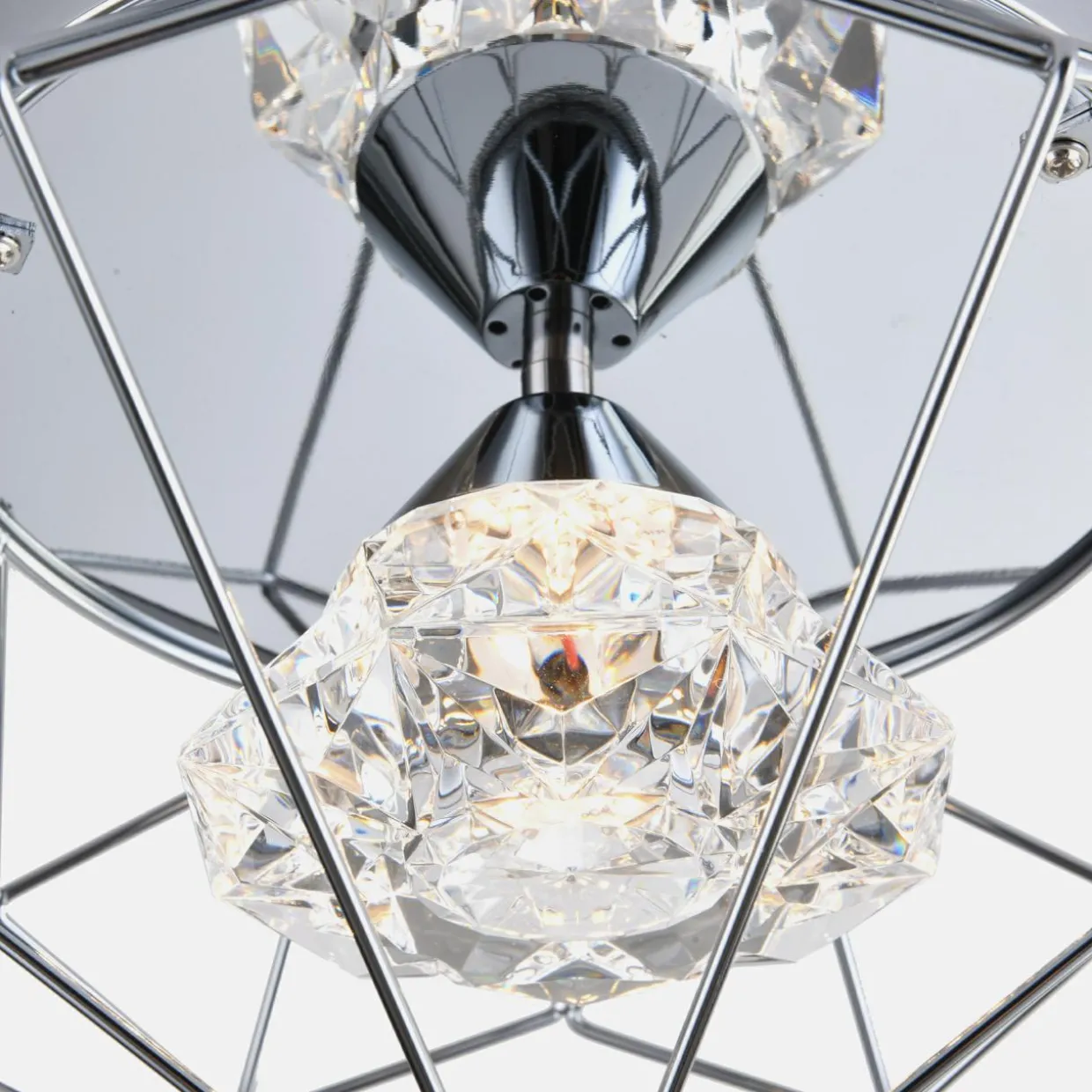 Lampa sufitowa chrom AMY