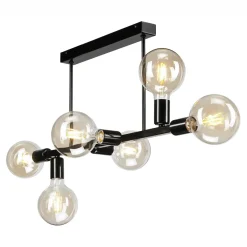 Lampa sufitowa czarna ASTRID VI