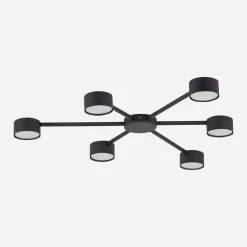 Lampa sufitowa czarna AVIA BLACK VI