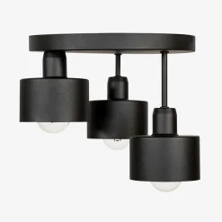 Lampa sufitowa czarna BARI 3