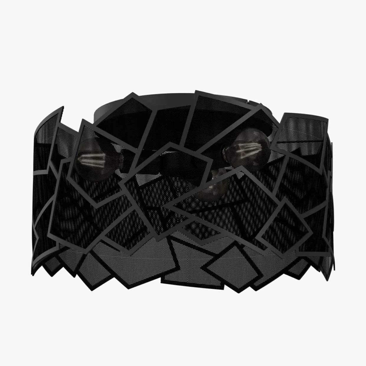 Lampa sufitowa czarna CAMO III