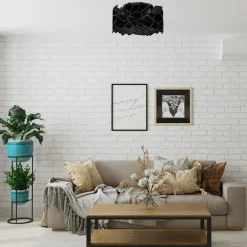 Lampa sufitowa czarna CAMO III