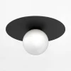 Lampa sufitowa czarna FLAT