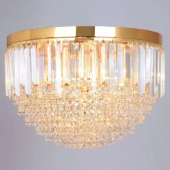 Lampa sufitowa glamour złota CHARLOTTE 50 cm