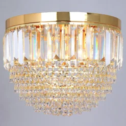 Lampa sufitowa glamour złota CHARLOTTE 40 cm