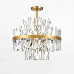 Lampa sufitowa glamour złota CONSTANTINOPLE 50 cm