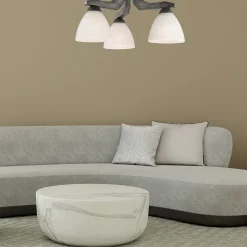 Lampa sufitowa grafitowo-biała ADRIANO 3